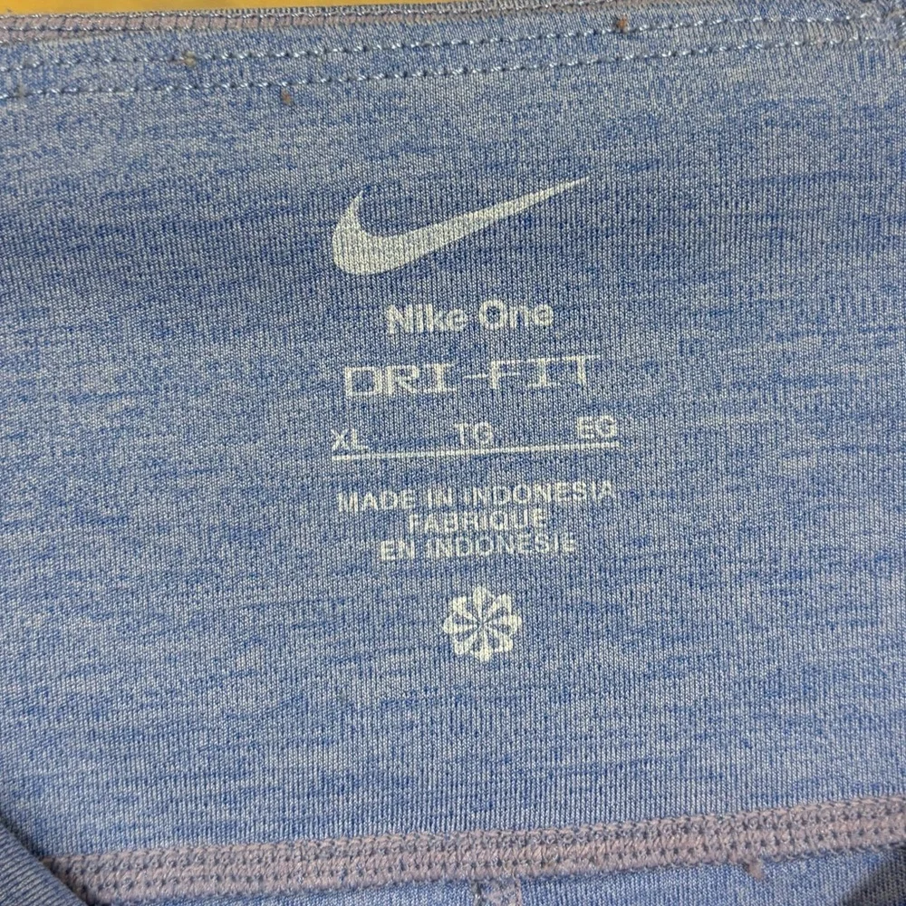 Nike One Dri-Fit Leggings XL Heather‎ Light Blue